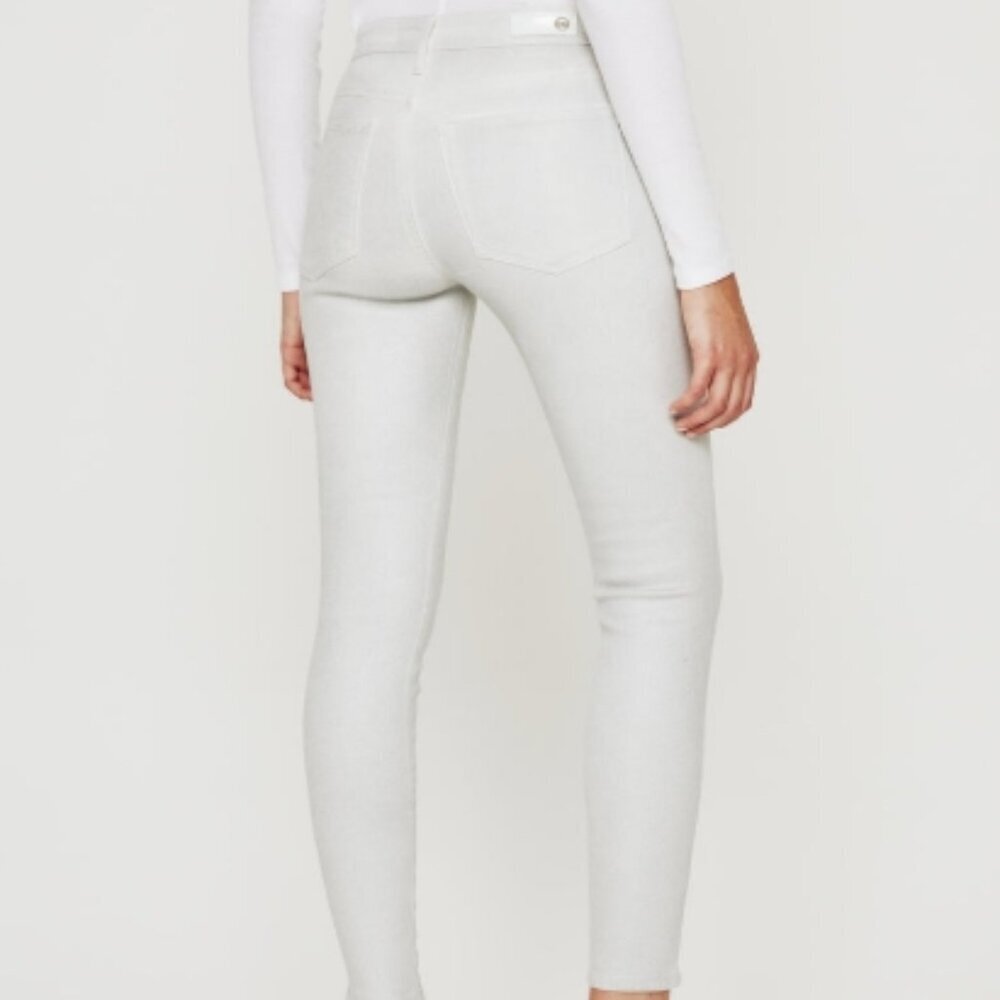 Farrah Skinny Ankle Jeans AG Luminous Fade to Grey 25 NWT